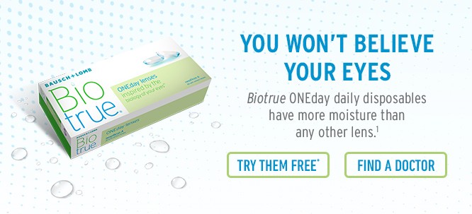 Biotrue ONEday contact lenses